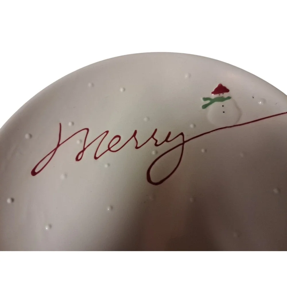 Hallmark Round Merry Plate 8